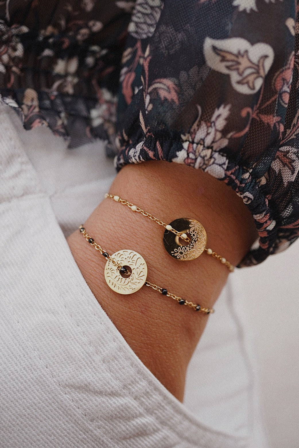 Médaillon en bracelet