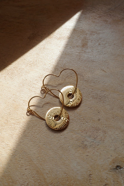 Médaillons en créoles