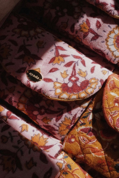 Pochette à grigris en tissu