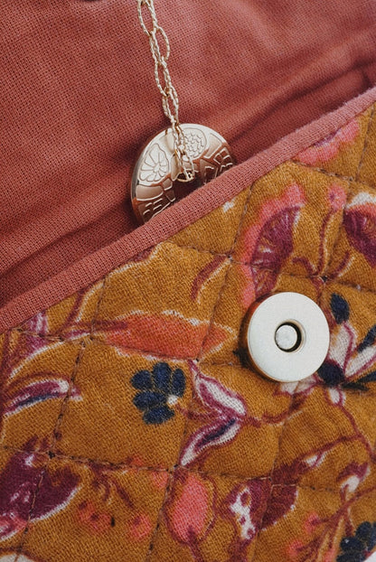 Pochette à grigris en tissu