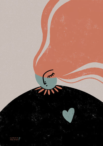 Médaille La femme soleil