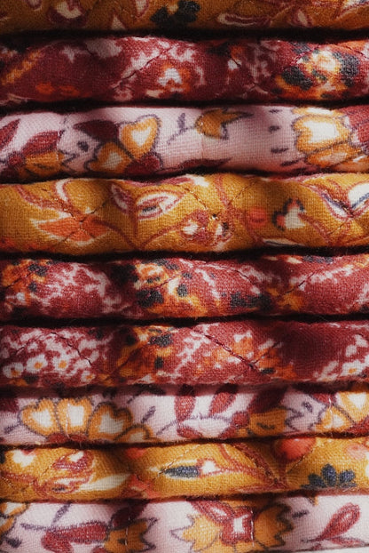 Pochette à grigris en tissu