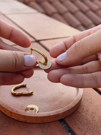 Médaillons en créoles