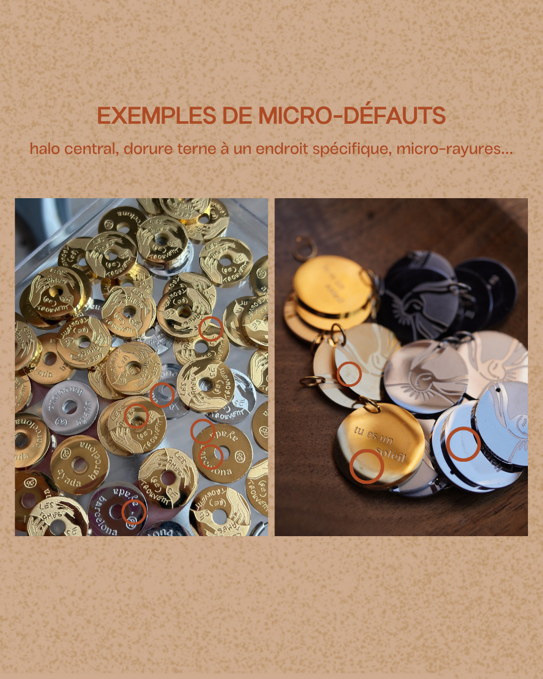 Médaillon Retour de plage - MICRO DÉFAUT
