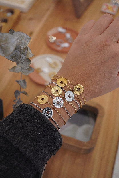 Médaillon en bracelet